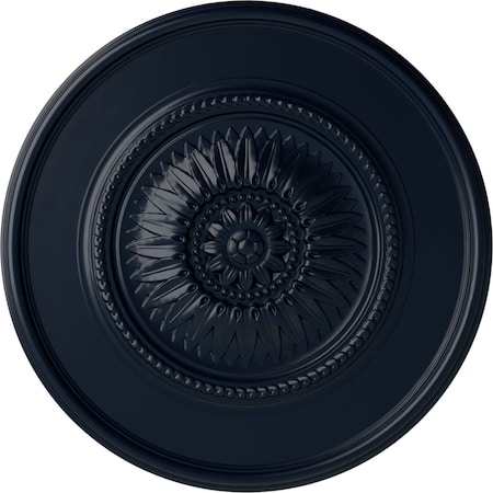 Wigan Ceiling Medallion, Hand-Painted Midnight Dream, 29 3/4OD X 1 1/2P